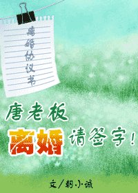 唐老闆,離婚請簽字