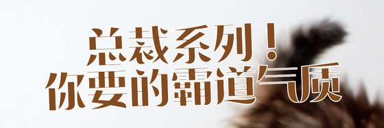 總裁系列！你要的霸道氣質